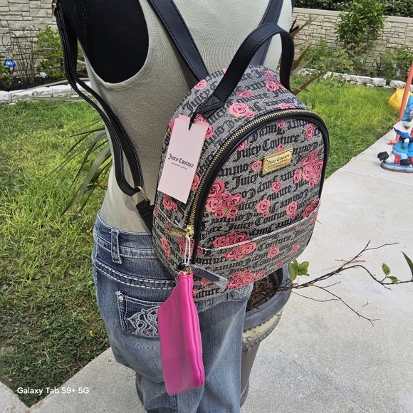 NWT JUICEY COUTURE BACKPACK w/PULLOUT POUCH - Picture 3 of 5